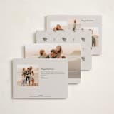 "Merriest Botanicals" - Holiday Cards in Champagne by Angel Walker - Back of Card Options