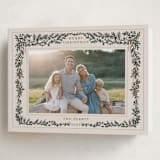 "Merriest Botanicals" - Holiday Cards in Champagne by Angel Walker - Folded Card