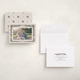 "Merriest Botanicals" - Holiday Cards in Champagne by Angel Walker - Assembled