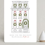 "Home for the Holidays" - Holiday Cards in Snowfall by Susan Zinader - Front
