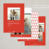 "Home for the Holidays" - Holiday Cards in Snowfall by Susan Zinader - Back of Card Options