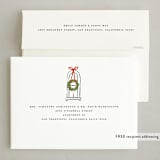 "Home for the Holidays" - Holiday Cards in Snowfall by Susan Zinader - FREE Recipient Addressing