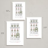 "Home for the Holidays" - Holiday Cards in Snowfall by Susan Zinader - Formats Available
