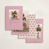 "Preppy Memories" - Holiday Cards in Strawberry by Claudia Orengo - Back of Card Options