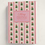 "Preppy Memories" - Holiday Cards in Strawberry by Claudia Orengo - Folded Card