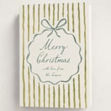 "Homestead Charm" - Holiday Cards in Cedar by Leia Matt - Folded Card