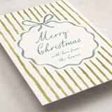 "Homestead Charm" - Holiday Cards in Cedar by Leia Matt - Detail