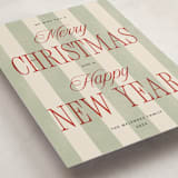"Striped Type" - Holiday Cards in Stocking by Robert and Stella - Detail