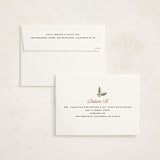 "Striped Type" - Holiday Cards in Stocking by Robert and Stella - FREE Recipient Addressing