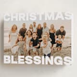 "Bold" - Holiday Cards in Snow by Kasia Labocki - Folded Card