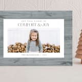 "Fireside" - Holiday Cards in Ash by Heather Schertzer - Front