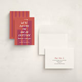 "Raising the Bar" - Holiday Cards in Berry by Louise Kay - Assembled