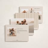 "Merry Stack" - Holiday Cards in Eggnog by Ekko Studio - Back of Card Options