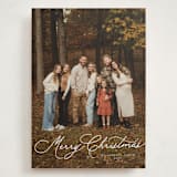 "Warm Sentiment" - Holiday Cards in Snow by Melanie Severin - Front