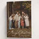 "Warm Sentiment" - Holiday Cards in Snow by Melanie Severin - Folded Card