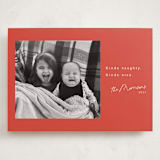 "Kinda" - Holiday Cards in Berry by Hudson meet Rose - Front