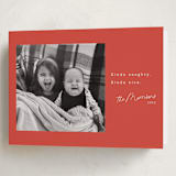 "Kinda" - Holiday Cards in Berry by Hudson meet Rose - Folded Card