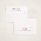 "Kinda" - Holiday Cards in Berry by Hudson meet Rose - FREE Recipient Addressing