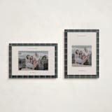 "Plaid Peace" - Holiday Cards in Wreath by Makewells - Photo Orientation Options