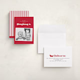 "Sleighing It" - Holiday Cards in Santa by Corinne Malesic - Assembled