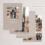 "Classy Year" - Holiday Cards in Snow by Ekko Studio - Back of Card Options