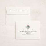 "A House" - Holiday Cards in Ivory by Petra Kern - FREE Recipient Addressing