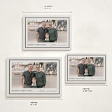 "simple border" - Holiday Cards in Ivory by Stacey Meacham - Formats Available