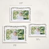 "Pine Garland" - Holiday Cards in Holly Berry by Susan Moyal - Formats Available