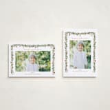 "Pine Garland" - Holiday Cards in Holly Berry by Susan Moyal - Photo Orientation Options