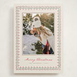 "Scallop Trim" - Holiday Cards in Wreath by letterfix - Front