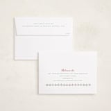 "Scallop Trim" - Holiday Cards in Wreath by letterfix - FREE Recipient Addressing