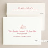 "Very Merry Christmas To You" - Holiday Cards in Cranberry by Kristen Smith - FREE Recipient Addressing
