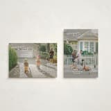 "Update" - Holiday Cards in Snow by Kennedi Shaw - Photo Orientation Options