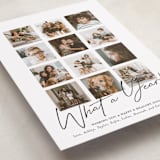 "What A Twelve Months (Year!)" - Holiday Cards in Noir by Erika Firm - Detail