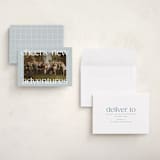 "cheers to new" - Holiday Cards in Ice by Owl and Toad - Assembled