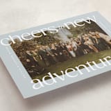 "cheers to new" - Holiday Cards in Ice by Owl and Toad - Detail