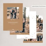 "Star Spangled" - Holiday Cards in Snow by AK Graphics - Back of Card Options