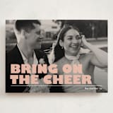 "Bring on the cheer" - Holiday Cards in Creamsicle by Snow and Ivy - Front