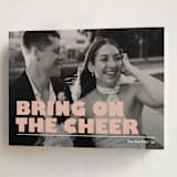 "Bring on the cheer" - Holiday Cards in Creamsicle by Snow and Ivy - Folded Card