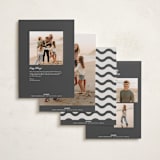"Merry Modern" - Holiday Cards in Moss by Kelly Watkins - Back of Card Options