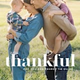 "Thankful Simple" - Holiday Cards in Snow by Stacie Stankos - Detail