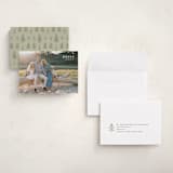 "Emblem" - Holiday Cards in Snow by Amy Kross - Assembled