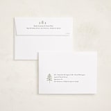 "Emblem" - Holiday Cards in Snow by Amy Kross - FREE Recipient Addressing