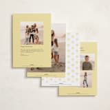 "Chromagical" - Holiday Cards in Butter Yellow by Erika Firm - Back of Card Options