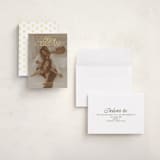 "Chromagical" - Holiday Cards in Butter Yellow by Erika Firm - Assembled