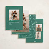 "Very Merry Christmas" - Holiday Cards in Icicle by Hooray Creative - Back of Card Options