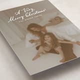 "Very Merry Christmas" - Holiday Cards in Icicle by Hooray Creative - Detail