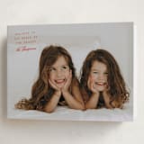 "Believe" - Holiday Cards in Cranberry by Heather Schertzer - Folded Card
