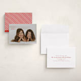 "Believe" - Holiday Cards in Cranberry by Heather Schertzer - Assembled