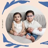 "Leaf" - Holiday Cards in Blue Jay by Meg Gleason - Detail